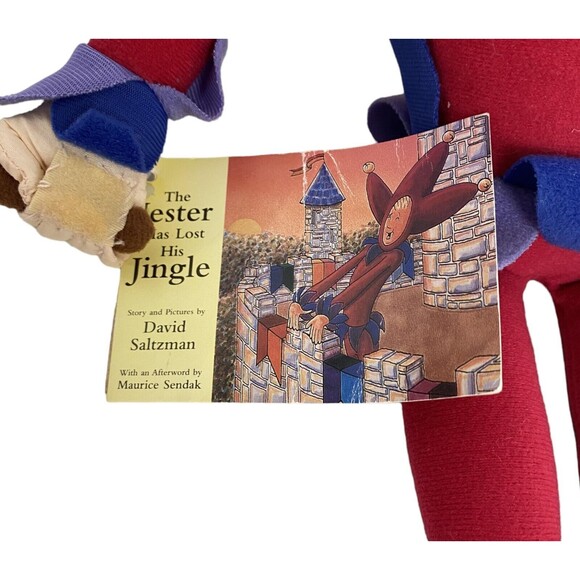 The Jester Has Lost His Jingle Plush Toy Stuffed Doll David Saltzman Kids play - Picture 9 of 14